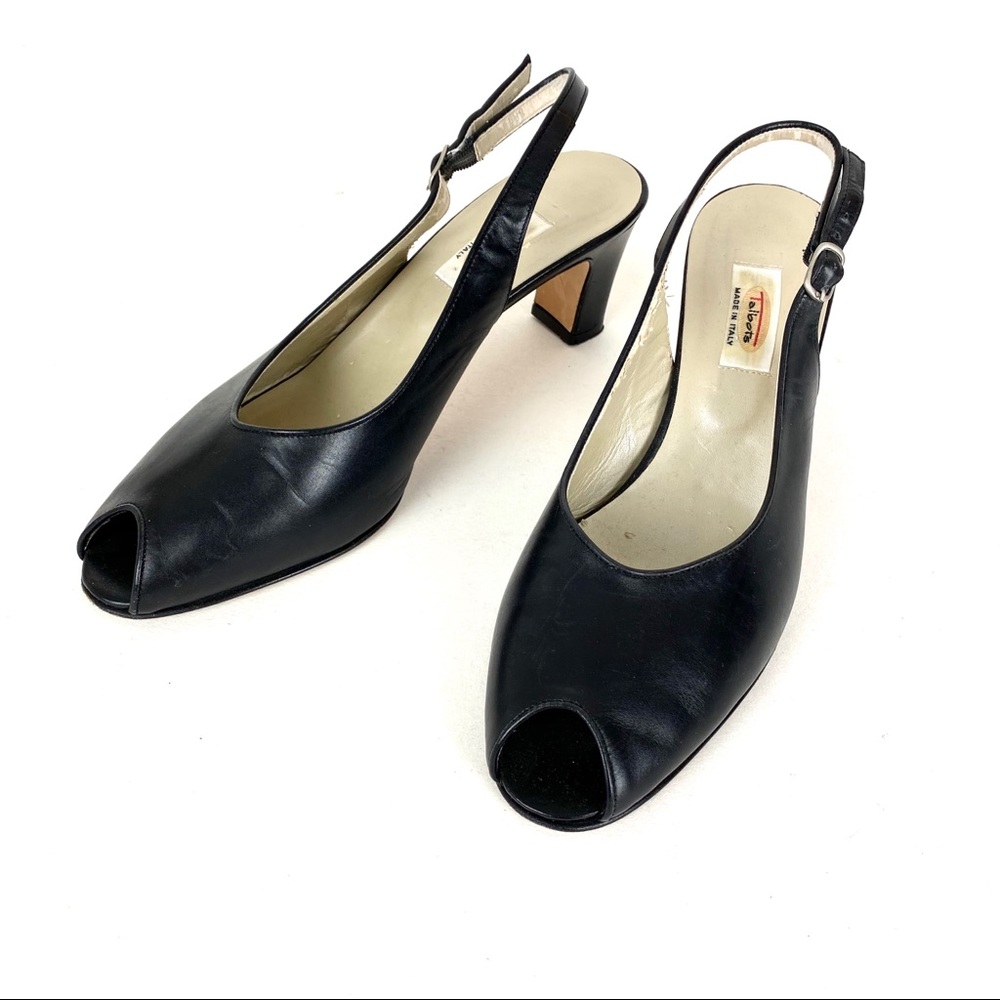 Talbots Italian Black Pumps - Picture 2 of 8